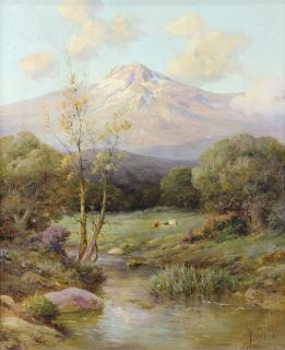 Appraisal: Painting Angel Espoy Angel Espoy American - Mount Lassen oil