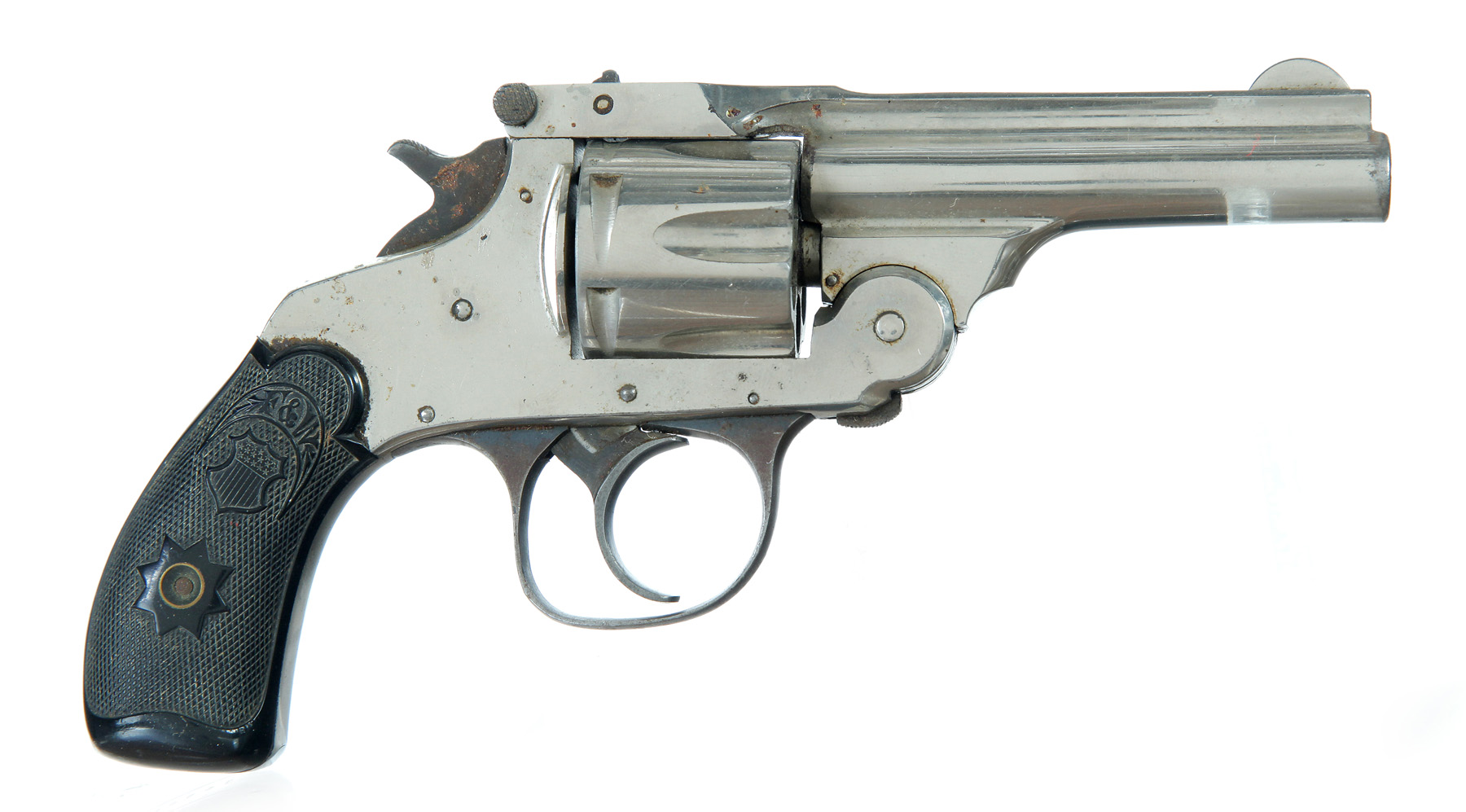 Appraisal: FOREHAND WADSWORTH CALIBER REVOLVER American late th century Forehand Wadsworth