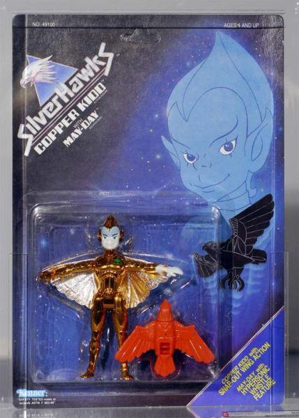 Appraisal: Silverhawks Copper Kidd May-Day Action Figure Description Carded ID Condition