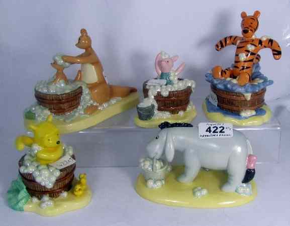 Appraisal: Royal Doulton Winnie the Pooh Figures from the Bathtime Collection