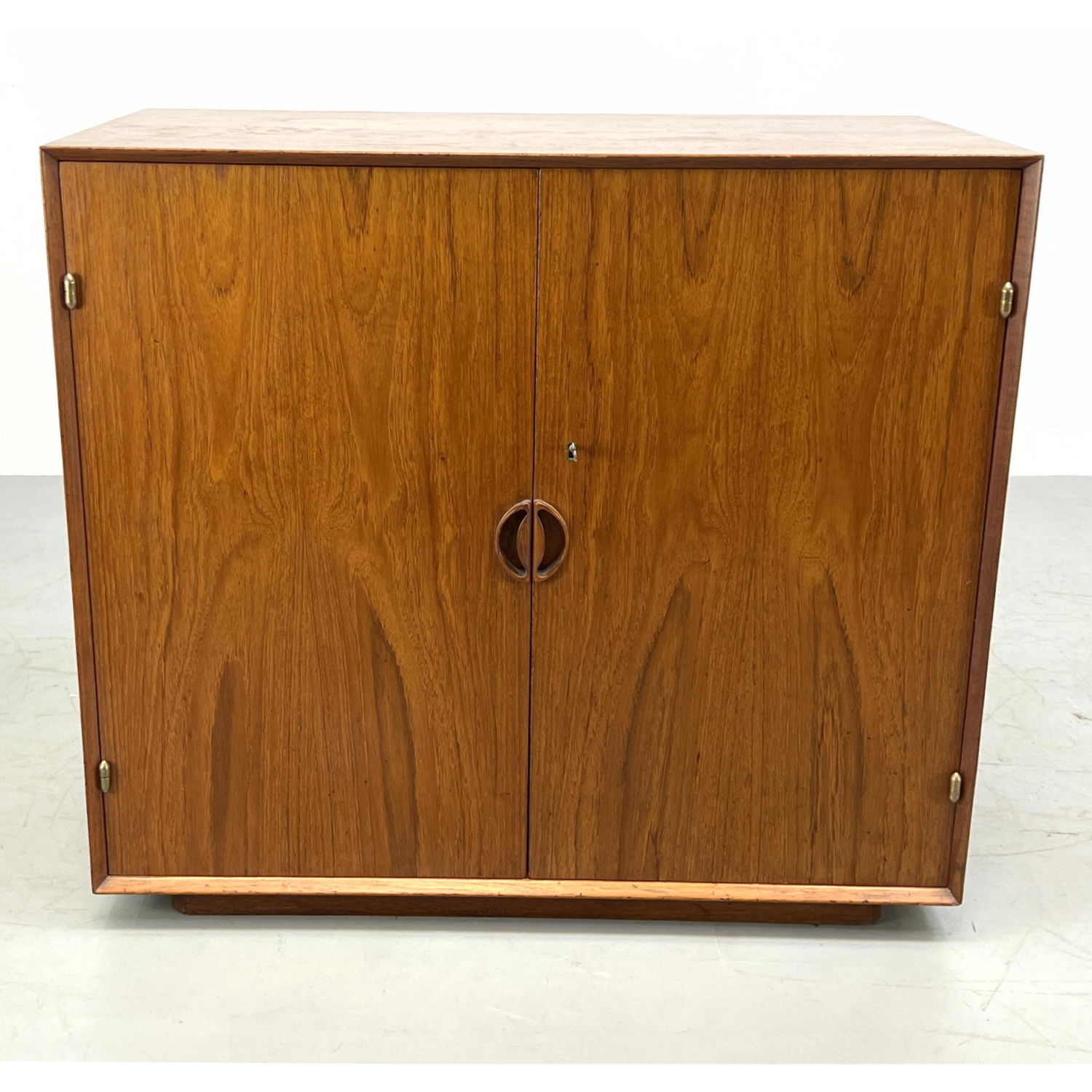 Appraisal: ORLA MOLGAARD-NIELSEN PETER HVIDT Door Teak Cabinet Server Danish Modern