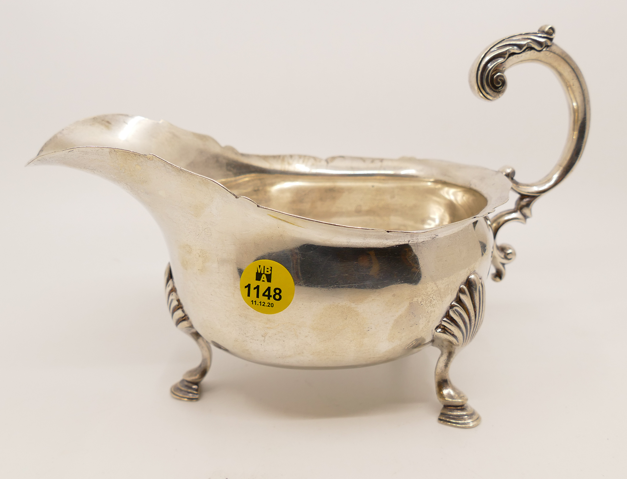 Appraisal: Charles Stuart Harris London Sterling Gravy Boat- g