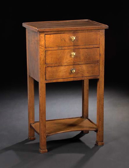 Appraisal: Provincial Empire Fruitwood Commode early th century the rectangular top