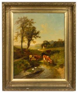 Appraisal: Charles Collins II British - A Surrey Homestead oil on