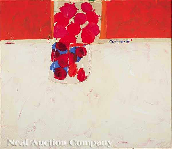 Appraisal: George Bauer Dunbar American New Orleans b XII Abstraction oil