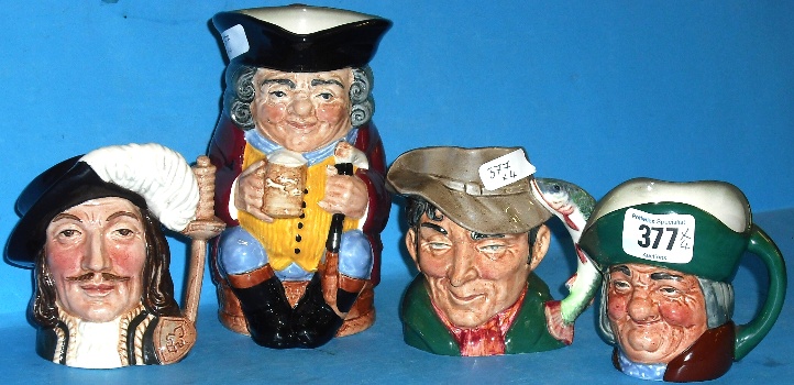 Appraisal: Royal Doulton Small Character Jugs The Poacher D Toby Philpots