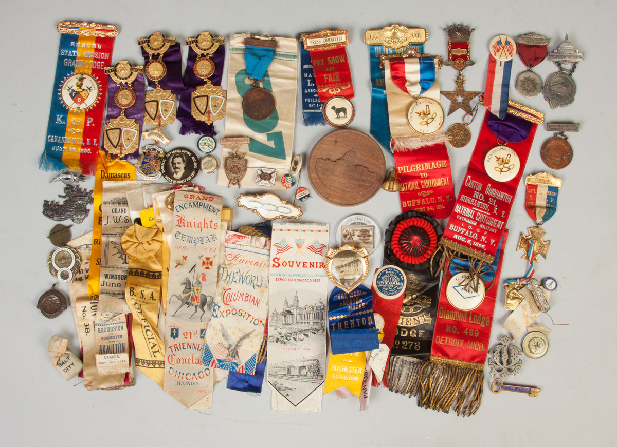 Appraisal: Group of Vintage Medals Buttons