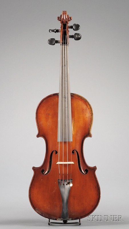 Appraisal: Italian Violin Romedio Muncher Cremona labeled ROMEDIO MUNCHER DI CREMONA