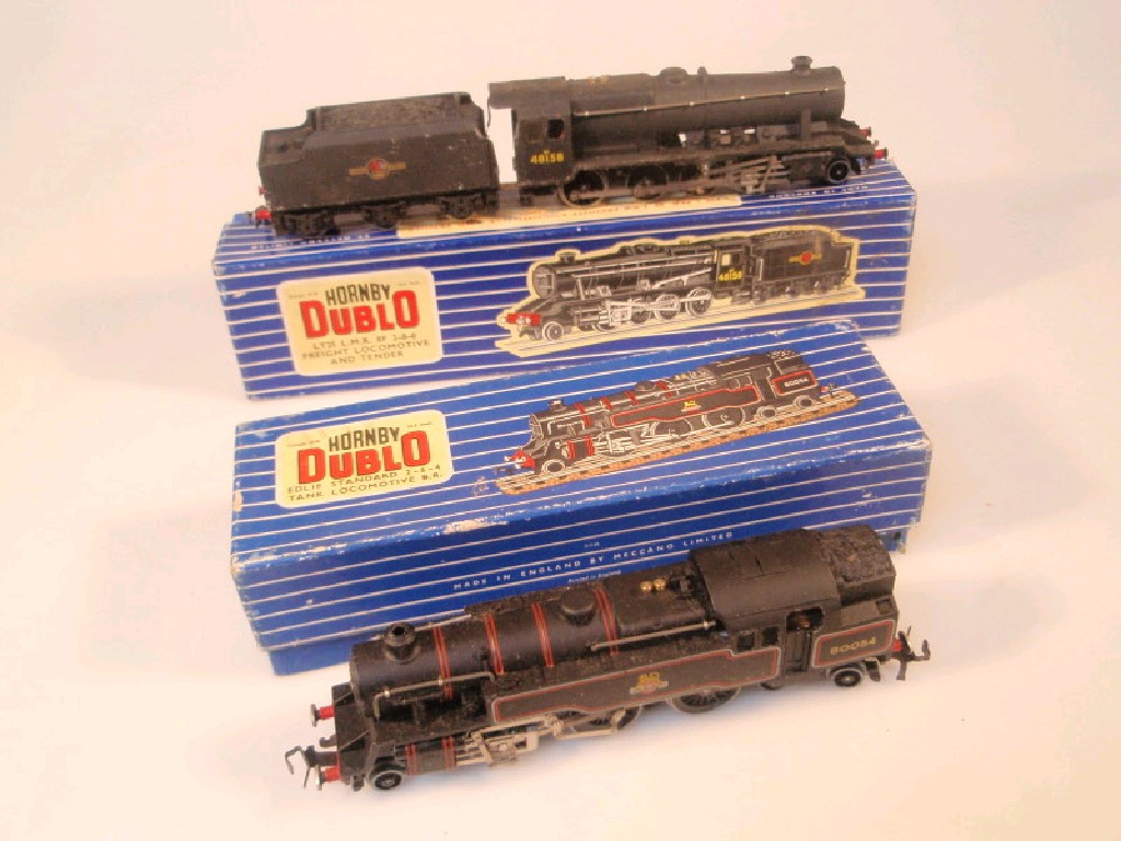 Appraisal: Two Hornby Dublo locomotives and tenders boxed