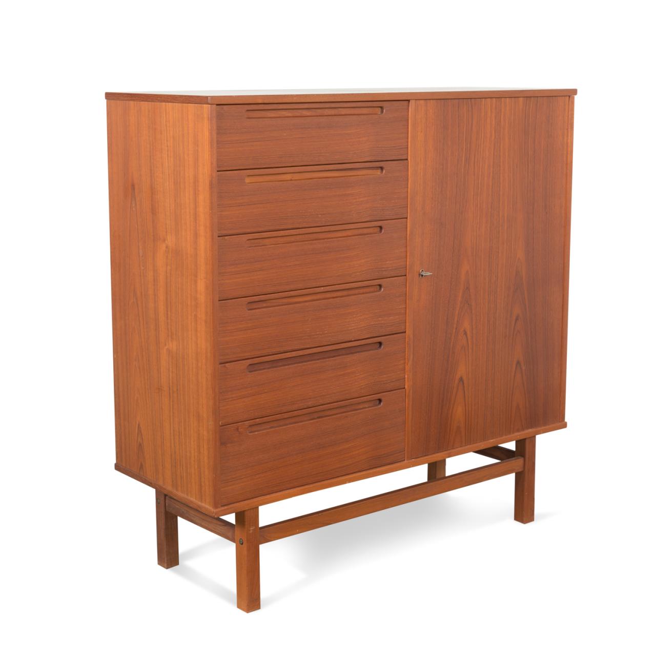 Appraisal: NILS JONSSON TEAK GENTLEMAN'S CHEST CA Nils Jonsson for HJN