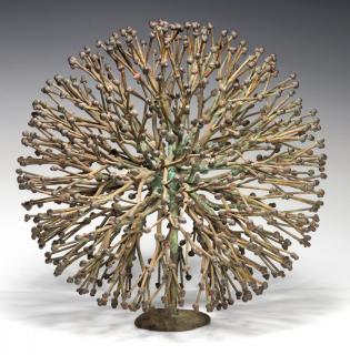 Appraisal: A HARRY BERTOIA BRONZE BUSH SCULPTURE ARTESANIAS FELGUEREZ TH CENTURY