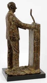 Appraisal: KIRK NEWMAN MODERN BRONZE SCULPTURE KIRK NEWMAN MODERN BRONZE SCULPTURE