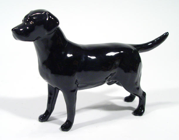 Appraisal: Hand painted Beswick black labrador factory marks to underside cm