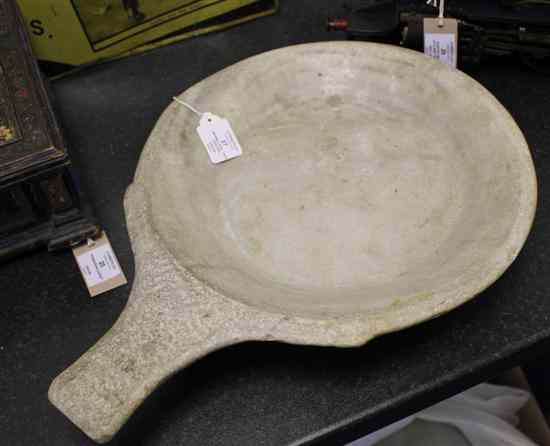 Appraisal: An antique marble grinding dish or mortar possibly th th