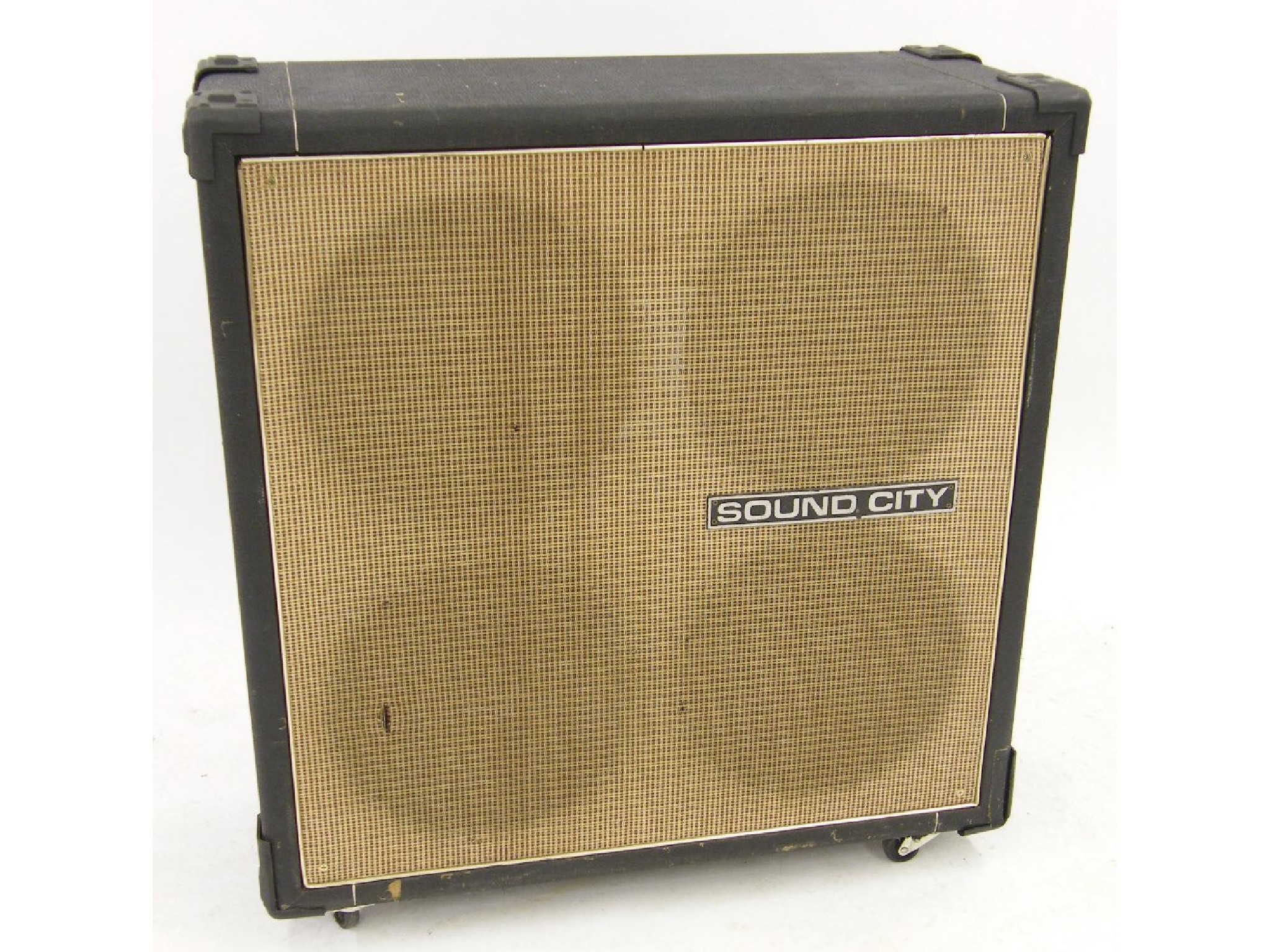 Appraisal: Sound City B x speaker cabinet made in England ser