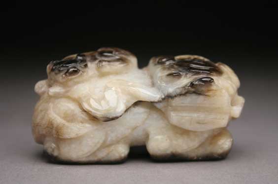 Appraisal: MING JADE TOGGLE Well carved Chinese Ming Dynasty mutton fat