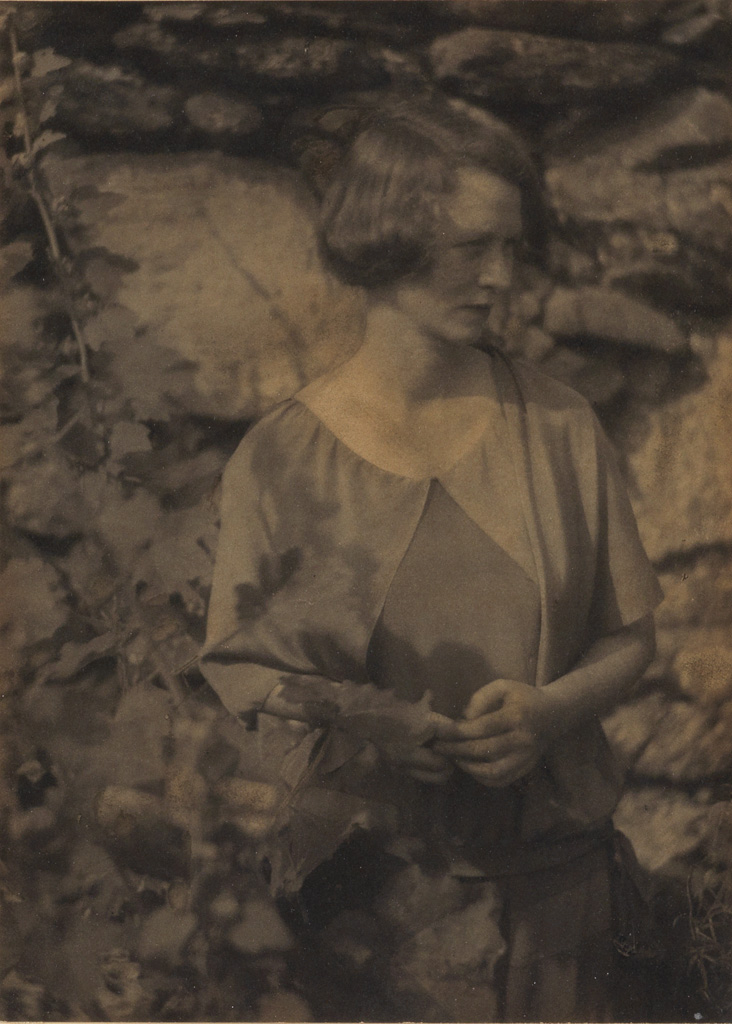 Appraisal: DORIS ULMANN - Edna St Vincent Millay Platinum print x