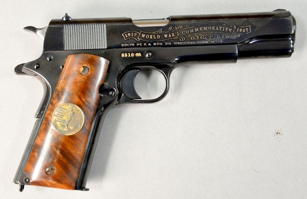 Appraisal: Colt Meuse-Argonne Offensive limited edition World War I Commemorative cal