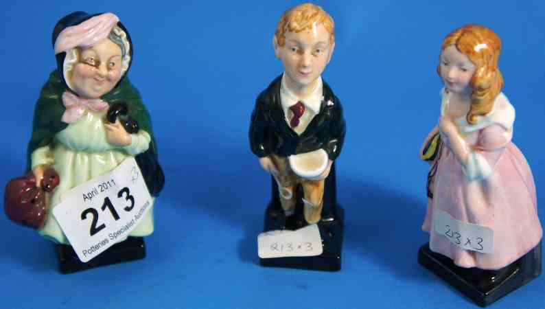 Appraisal: Royal Doulton Miniature Dickens Figures Little Nell Sairey Gamp and