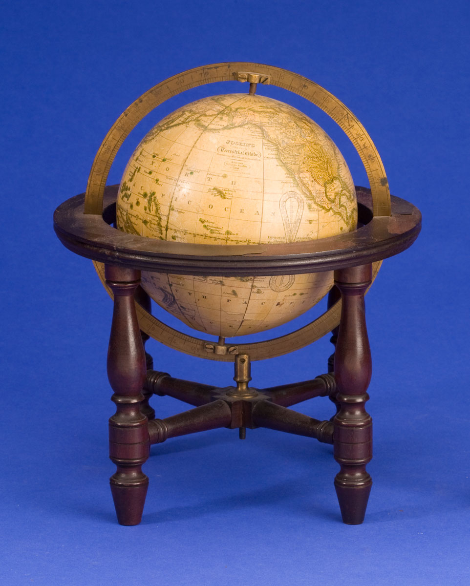 Appraisal: JOSLIN'S SIX INCH TERRESTRIAL GLOBE BY GILMAN JOSLIN BOSTON FITTED