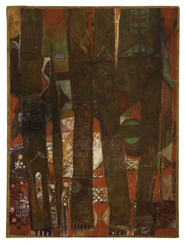 Appraisal: ALEXANDER SKUNDER BOGHOSSIAN - The Bark of the Hanging Three