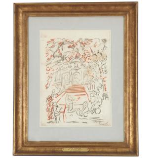 Appraisal: Emile Othon Friesz drawing Emile Othon Friesz drawing Emile Othon