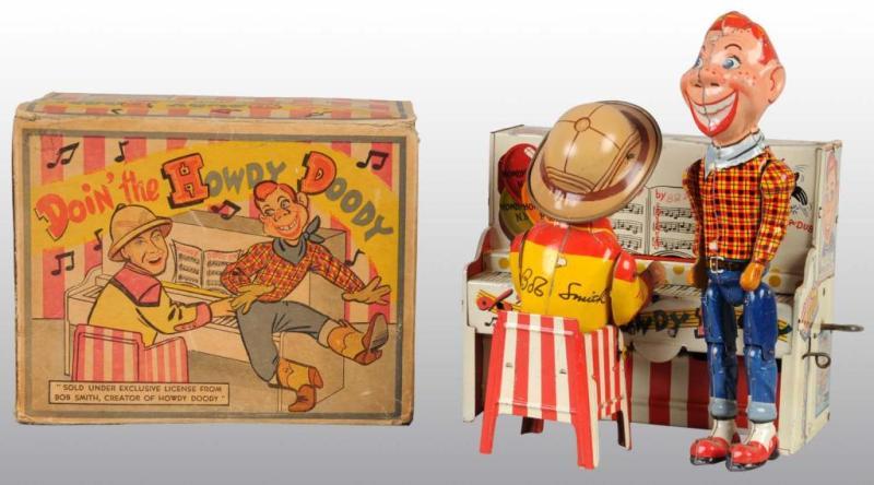 Appraisal: Unique Art Howdy Doody Bob Smith Band in Orig Box