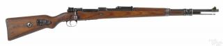 Appraisal: K- Mauser German WWII military rifle mm the chamber stamped