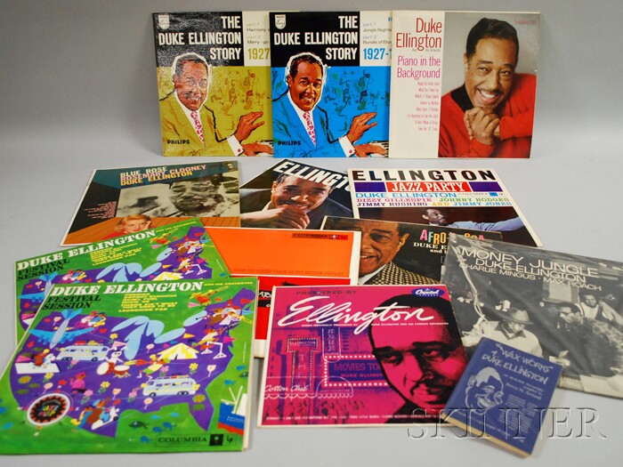 Appraisal: Wax Works of Duke Ellington and Twelve Duke Ellington LP