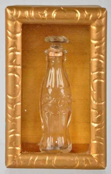 Appraisal: Coca-Cola Perfume Bottle Circa s Nicely mounted in a very