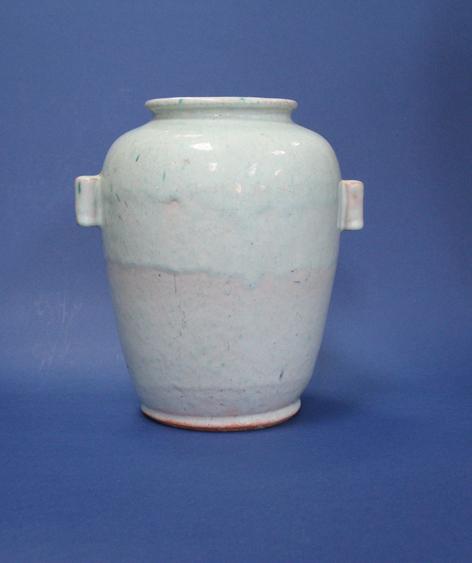 Appraisal: A REGINALD WELLS SOON POTTERY JAR decorated overall with turquoise