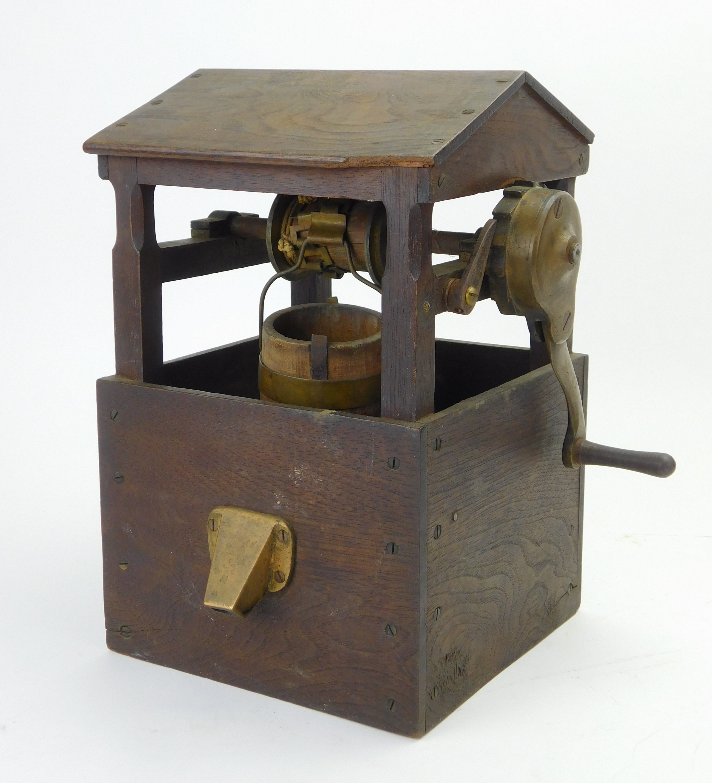 Appraisal: Salesman sample water well with pulley in original box x