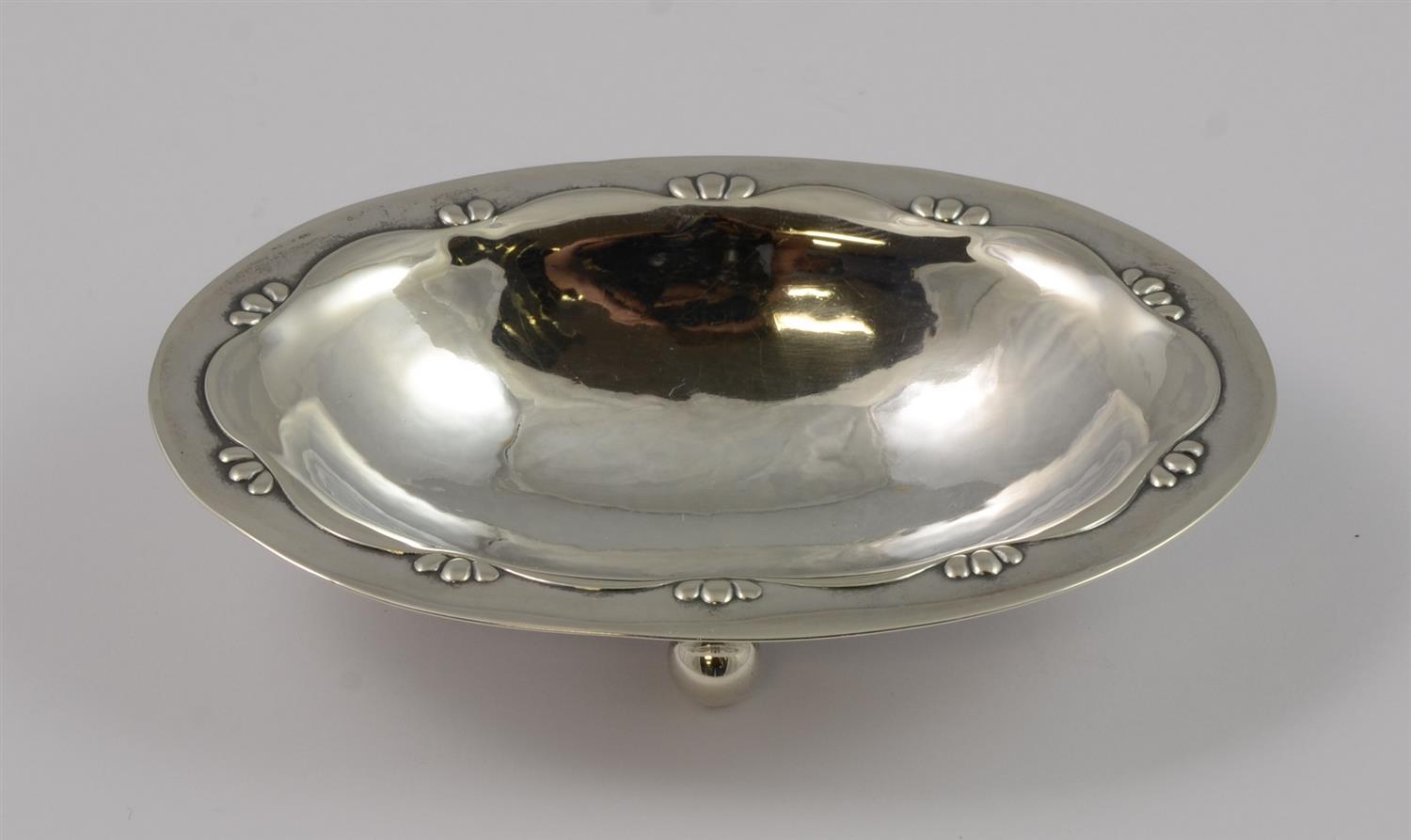 Appraisal: Georg Jensen Denmark Sterling Silver Footed Bowl marked D marks