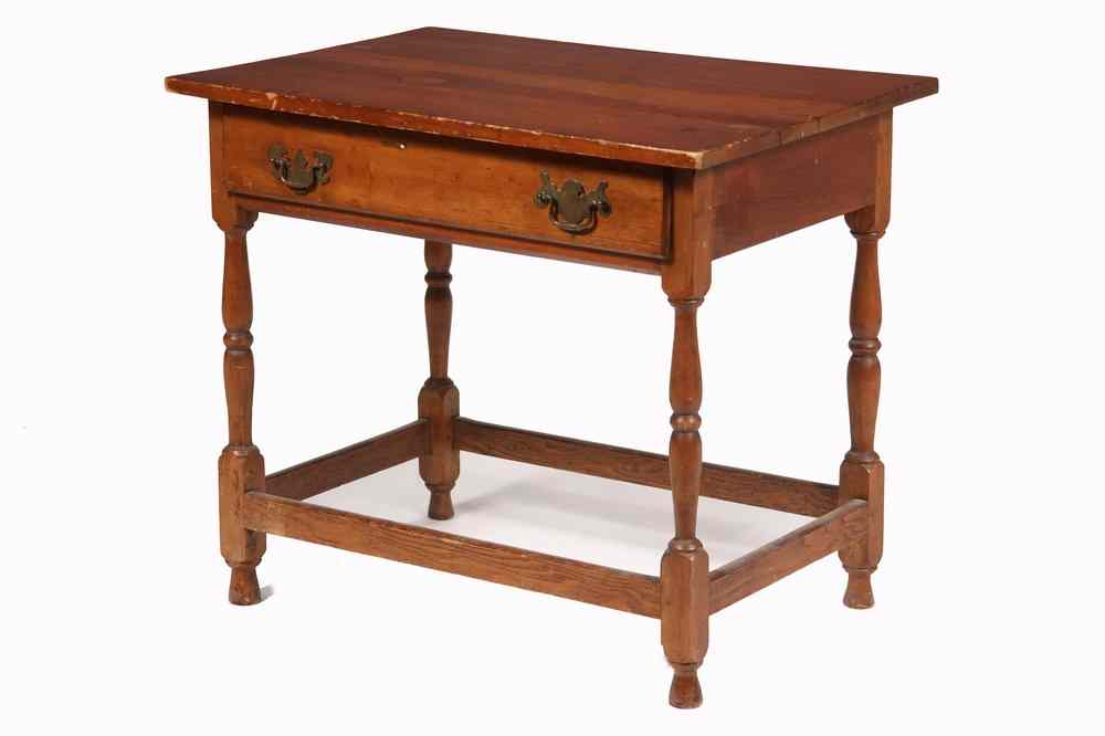 Appraisal: TAVERN TABLE - Period Country Sheraton Pumpkin Pine Tavern Table