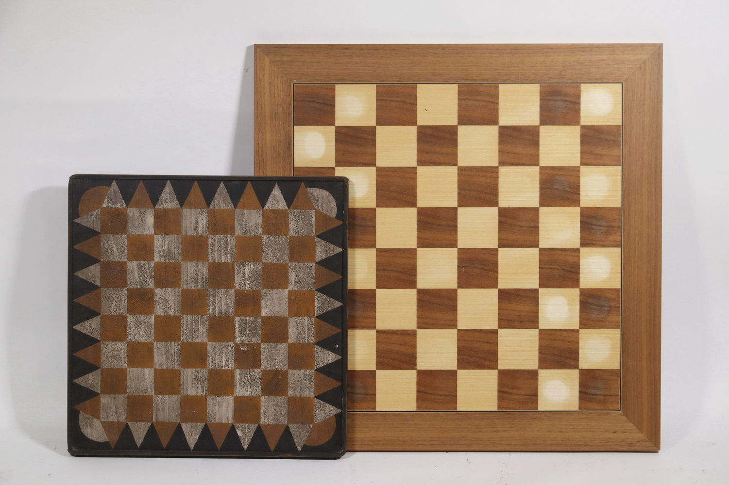 Appraisal: GAME BOARDS Lot of inlaid contemporary decorative game boards square