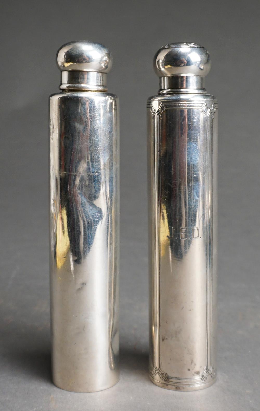 Appraisal: Two Tiffany Co Makers Parcel Gilt Sterling Silver Perfume Bottles