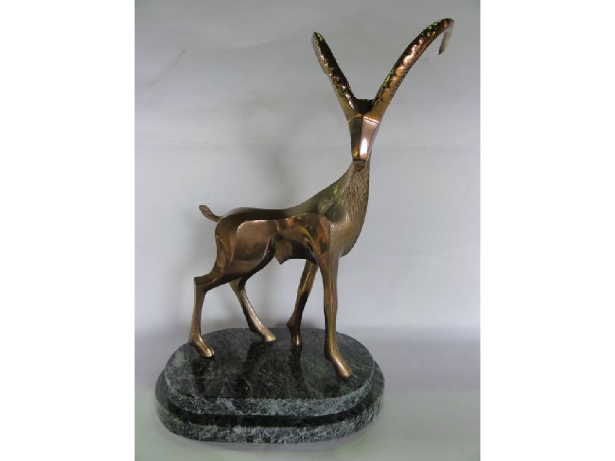 Appraisal: A bronze sculpture by John Mulvey - Alpine Ibex raised