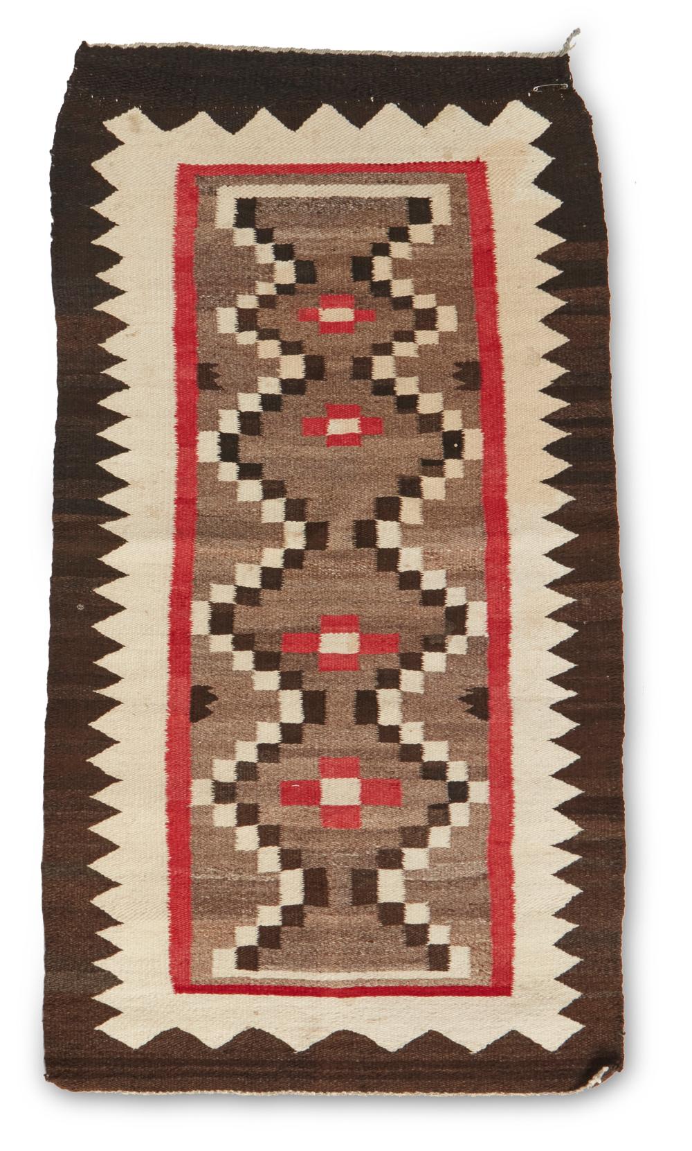 Appraisal: A Navajo regional rug Early Mid- th century Dine Woven