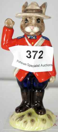 Appraisal: Royal Doulton Bunnykins Figure Sergeant Mountie DB boxed