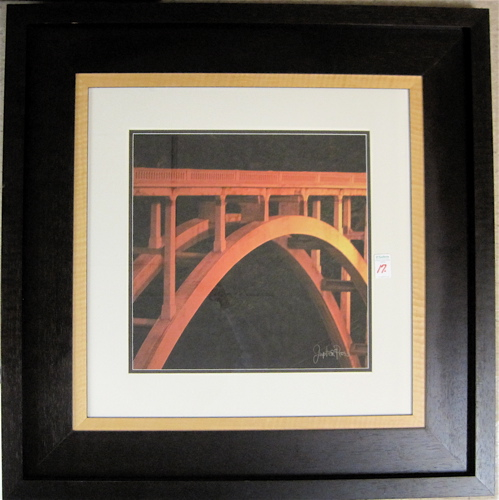 Appraisal: GEN GOLDY JUPITER PRESS COLOR PHOTOGRAPH titled Big Sur Bridge