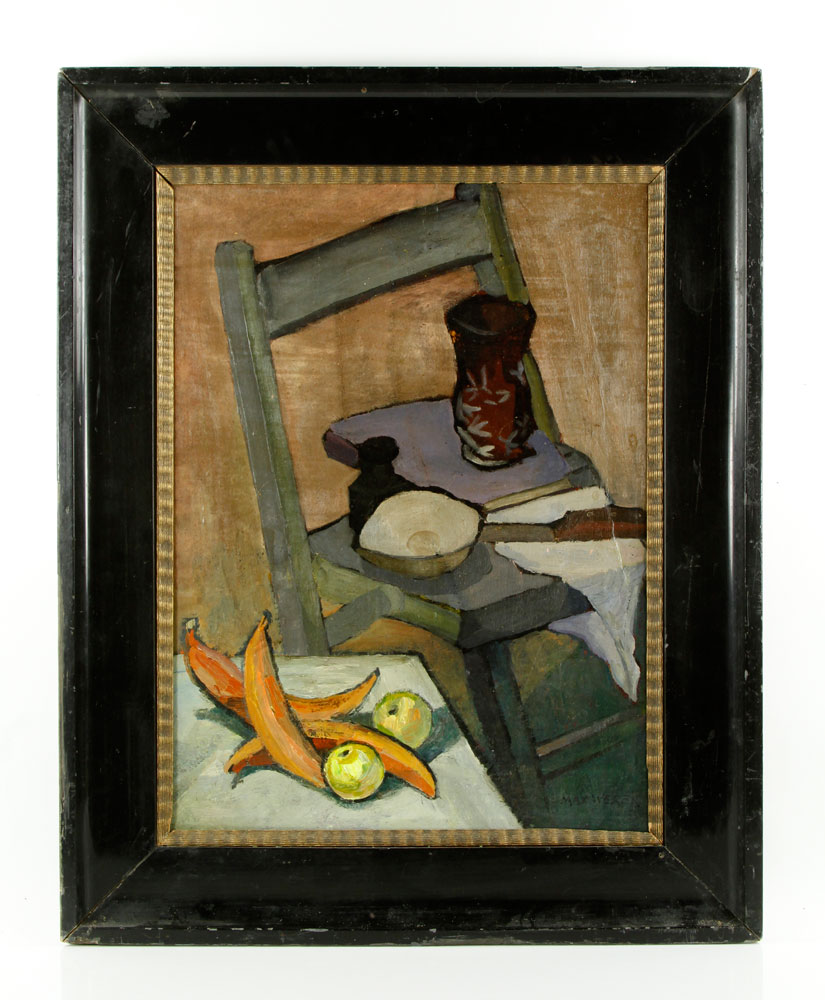 Appraisal: - Attr Weber Still Life O C Attributed to Max