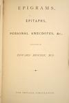 Appraisal: SCARCE MAINE HISTORICAL MONOGRAPHS - 'Messrs Gallatin and Webster on