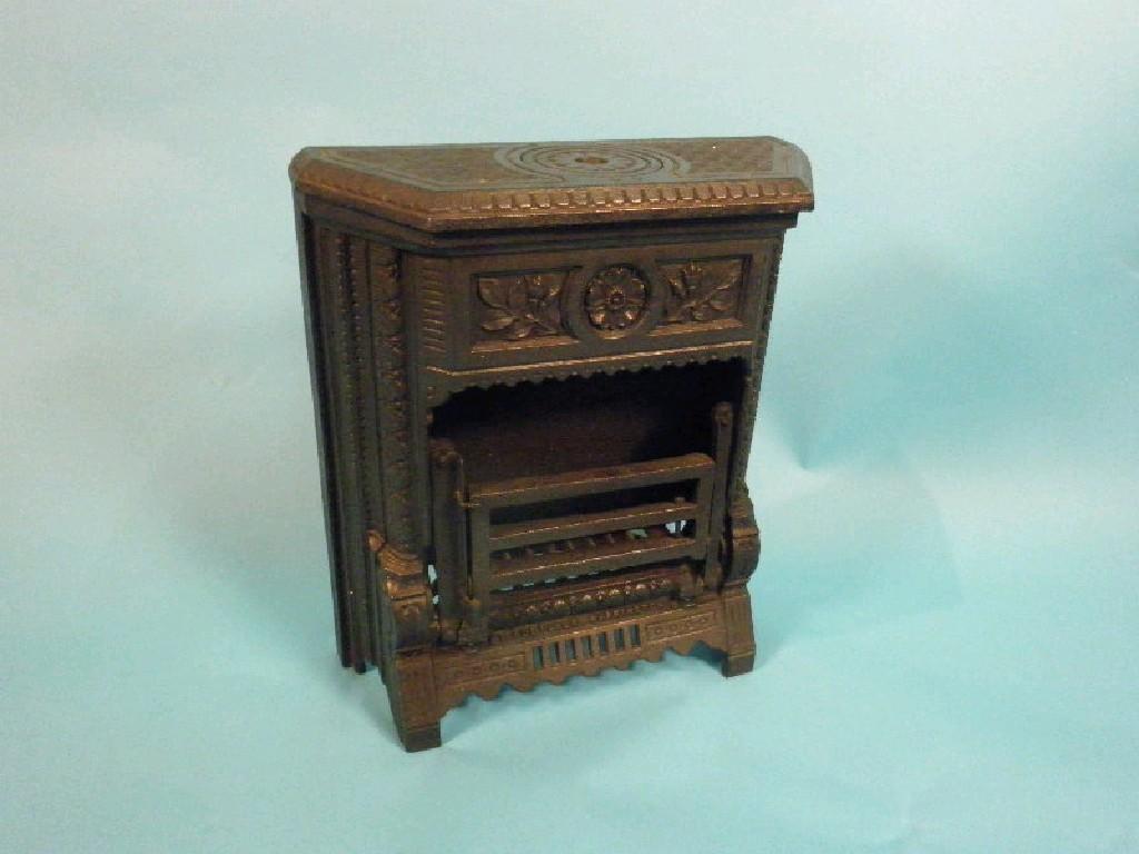 Appraisal: A late Victorian cast iron canal barge stove by T