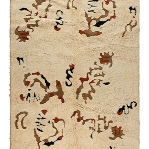 Appraisal: An Edward Fields Modernist Shag Rug marked Edward Fields and