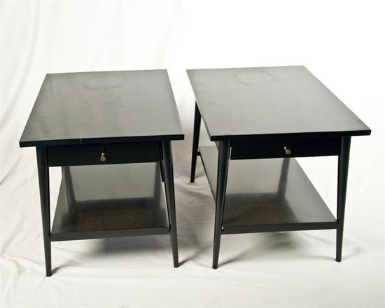 Appraisal: Paul McCobb Planner Group Side Tables H W D