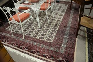 Appraisal: Bokhara Oriental carpet ' x ' Bokhara Oriental carpet '