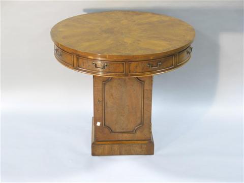 Appraisal: SMITH WATSON YEW RENT TABLE th century round table with