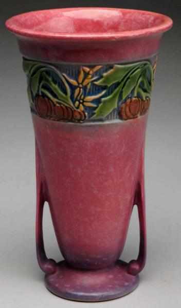 Appraisal: Roseville Baneda Vase Shape - Unusual shape with flaring rim