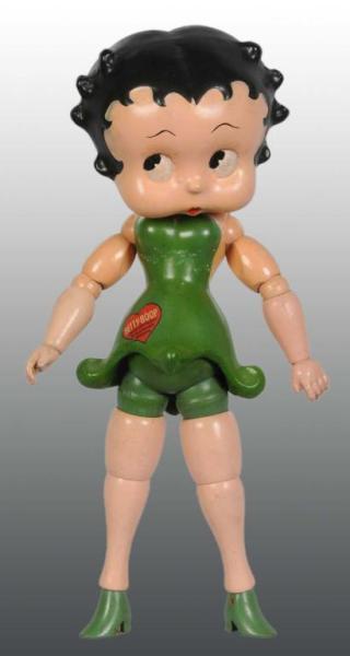 Appraisal: Composition Ideal Betty Boop Figure Description American Arms legs and