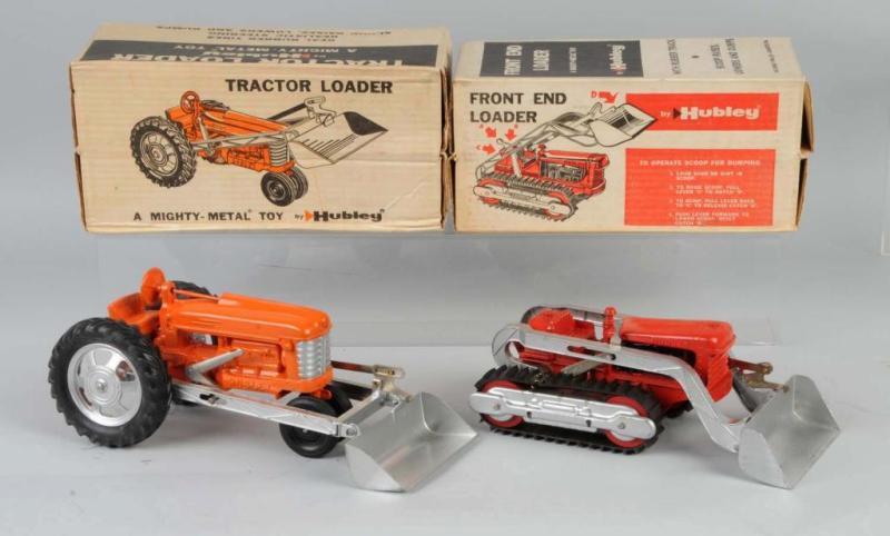 Appraisal: Lot of Die-Cast Hubley Construction Toys Description American Includes no